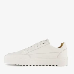 Van Beers Leren heren sneakers wit Sale
