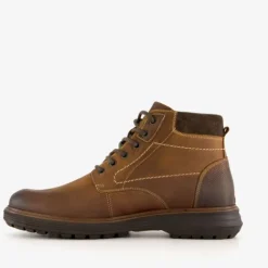 Hush Puppies Leren heren veterboots bruin New