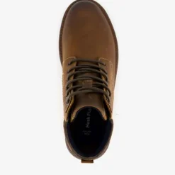 Hush Puppies Leren heren veterboots bruin New