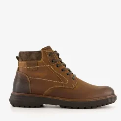 Hush Puppies Leren heren veterboots bruin New