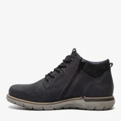 Hush Puppies Leren heren veterschoenen blauw Online