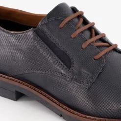 Bugatti Leren heren veterschoenen blauw Best