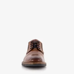 Bugatti Leren heren veterschoenen cognac bruin Discount