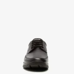Hush Puppies Leren heren veterschoenen zwart Clearance