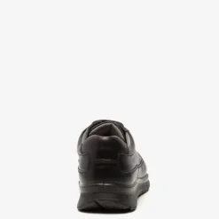 Hush Puppies Leren heren veterschoenen zwart Clearance