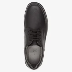 Hush Puppies Leren heren veterschoenen zwart Clearance