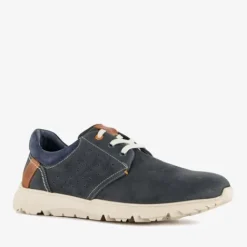 Hush Puppies Leren heren veterschoenen blauw Discount