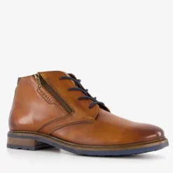 Bugatti Leren heren veterschoenen cognac bruin Sale