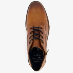 Bugatti Leren heren veterschoenen cognac bruin Sale