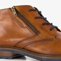 Bugatti Leren heren veterschoenen cognac bruin Sale