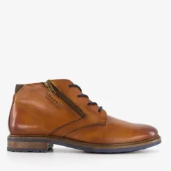 Bugatti Leren heren veterschoenen cognac bruin Sale