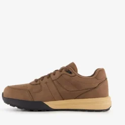 Skechers Leren heren veterschoenen bruin Clearance