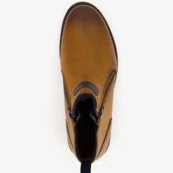 Bugatti Leren herenschoenen cognac bruin Clearance