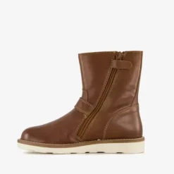 Groot Leren jongens boots cognac Hot