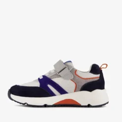 TwoDay Leren jongens sneakers blauw wit Online