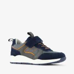 TwoDay Leren jongens sneakers blauw oranje Discount