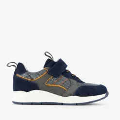 TwoDay Leren jongens sneakers blauw oranje Discount