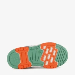 Braqeez Leren jongens sneakers blauw beige Best