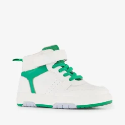 TwoDay Leren jongens sneakers wit groen Discount