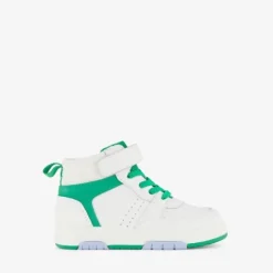 TwoDay Leren jongens sneakers wit groen Discount