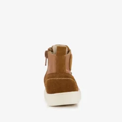 Stap Leren jongens veterboots cognac bruin Clearance