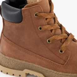Stap Leren jongens veterschoenen bruin New