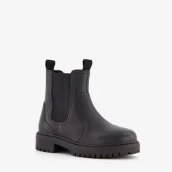 Hush Puppies Leren kinder Chelsea boots zwart Sale