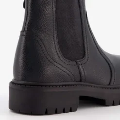 Hush Puppies Leren kinder Chelsea boots zwart Sale