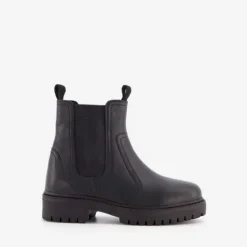Hush Puppies Leren kinder Chelsea boots zwart Sale