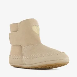 Groot Leren meisjes babyschoenen beige Online