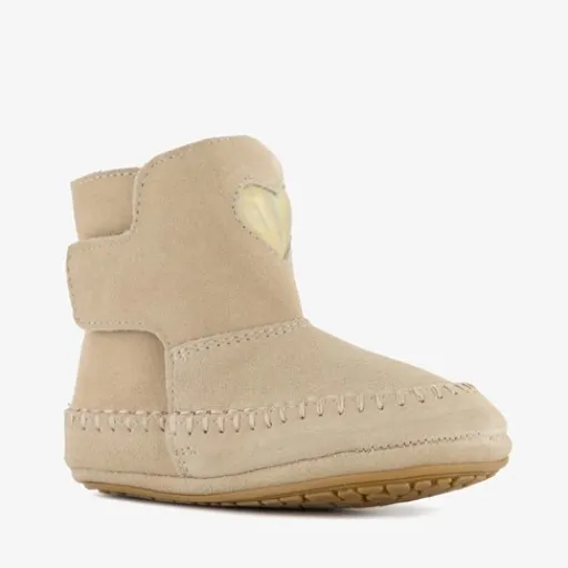 Groot Leren meisjes babyschoenen beige Online