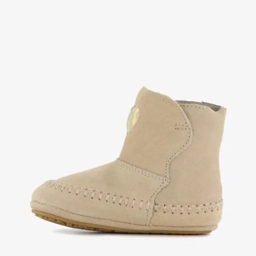 Groot Leren meisjes babyschoenen beige Online