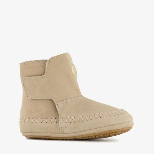 Groot Leren meisjes babyschoenen beige Online