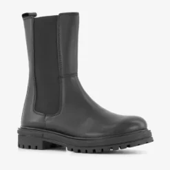 Groot Leren meisjes Chelsea boots zwart Best