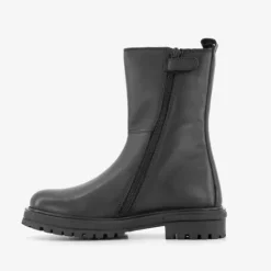 Groot Leren meisjes Chelsea boots zwart Best