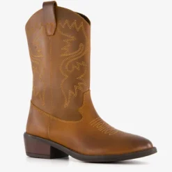 Groot Leren meisjes cowboylaarsjes cognac Discount