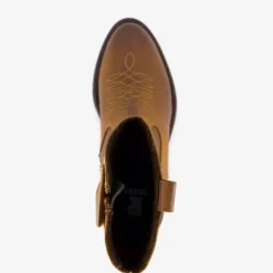 Groot Leren meisjes cowboylaarsjes cognac Discount