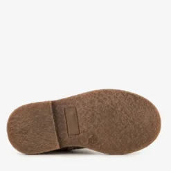 Groot Leren meisjes enkellaarzen goud