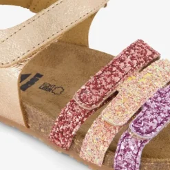 Groot Leren meisjes sandalen lichtroze Discount