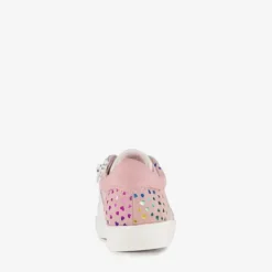 TwoDay Leren meisjes sneakers met hartjes
