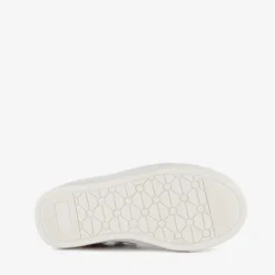 TwoDay Leren meisjes sneakers met hartjes