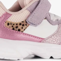 Braqeez Leren meisjes sneakers metallic pastel