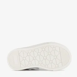 TwoDay Leren meisjes sneakers wit roze New