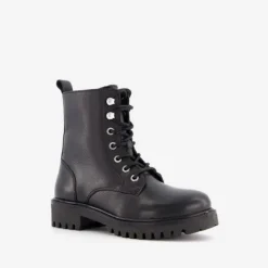 Hush Puppies Leren meisjes veterboots