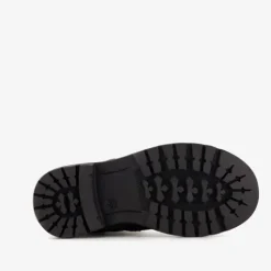 Braqeez Leren meisjes veterboots multicolor