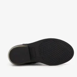 Braqeez Leren meisjes western boots zwart metallic Best