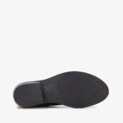 Braqeez Leren meisjes western boots zwart zilver Hot