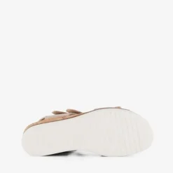 Hush Puppies Leren sandalen met lage sleehak