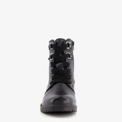 Hush Puppies Leren veterboots met brede veters