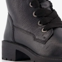 Hush Puppies Leren veterboots met brede veters
